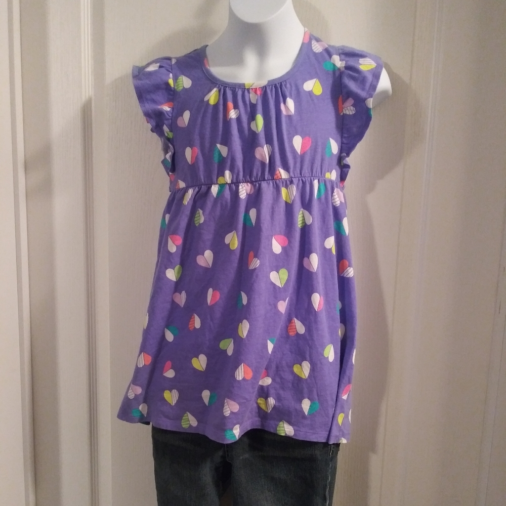 Neon Heart Summer Blouse